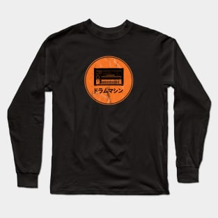 808 Drum Machine Orange Long Sleeve T-Shirt